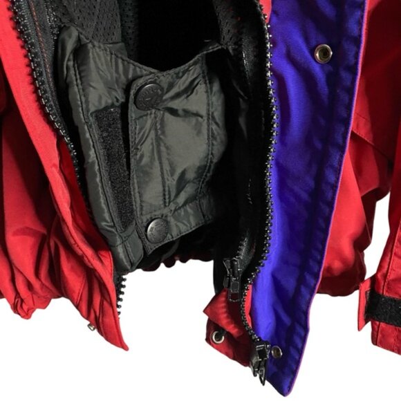 Mobius Men's Red Full Zip Hard Shell Ski Performance Jacket - Picture 7 of 14